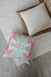 Oxford Pink Laguna Pillow, Light Blue