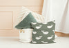 Green Whale Pillow