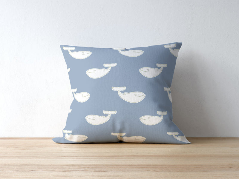 Blue Whale Pillow