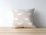 Pink Whale Pillow