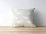 Swiss Coffee Whale Pillow