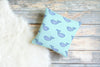 Aqua Whale Pillow